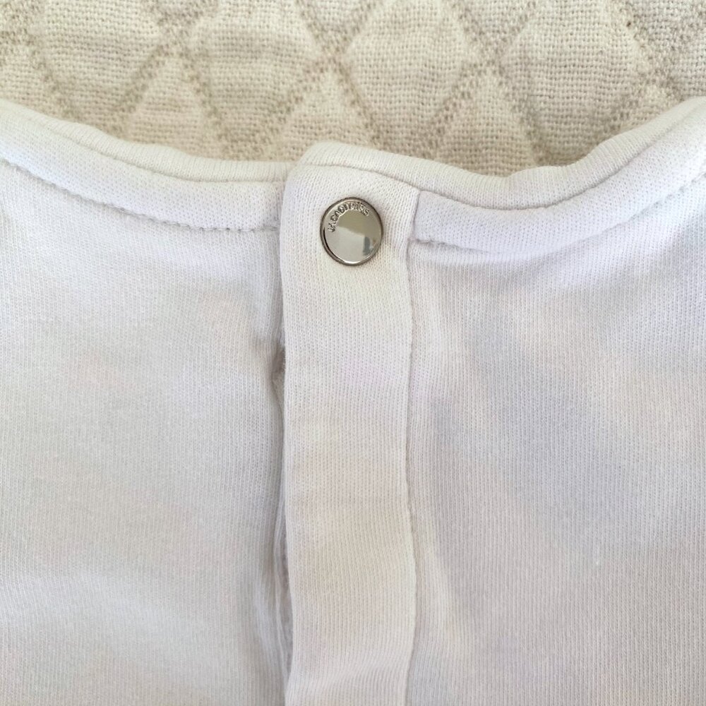 Jacadi Paris Petite Fille Ruffle Sleeve Bodysuit, Size 3M - Picture 3 of 6